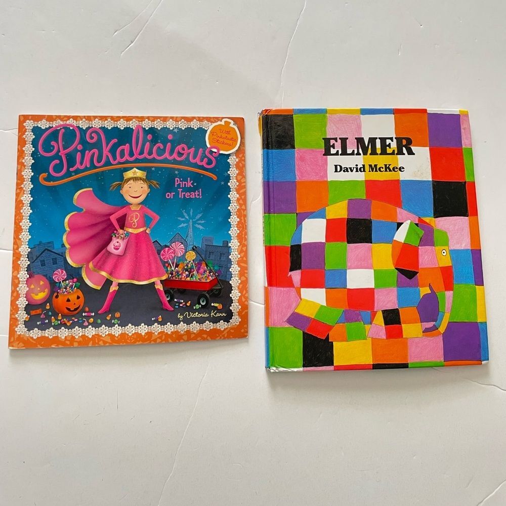 Pinkalicious and Elmer Kids Book Set